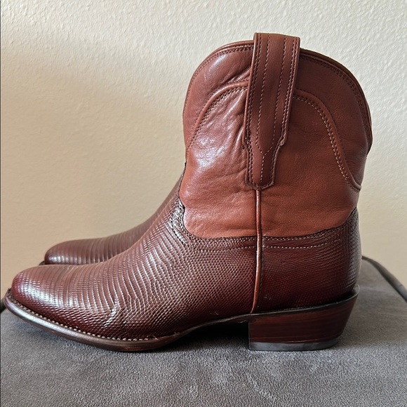 Tecovas Casey Bourbon Lizard Women’s Boots, size 8 - Picture 4 of 5